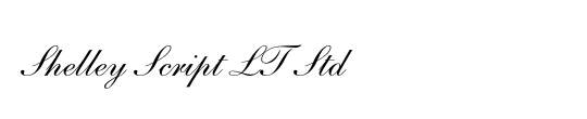 Shelley LT AllegroScript