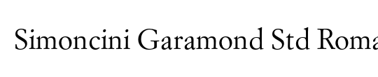 Simoncini Garamond Std