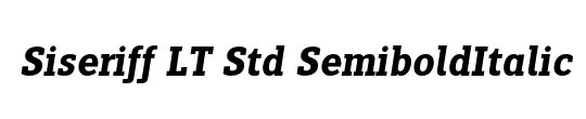 Siseriff LT Std Bold