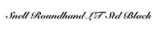 SnellRoundhand BoldScript