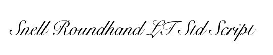 SnellRoundhand BoldScript