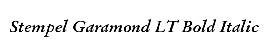 Stempel Garamond LT Std