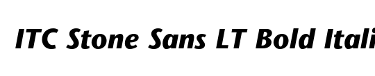 Stone Sans ITC Medium