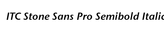 ITC Stone Sans Pro