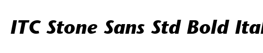 ITC Stone Sans Std