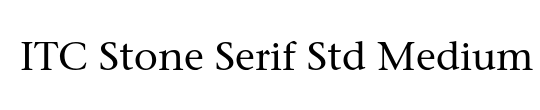 Stone Serif OS ITC TT