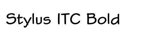 Stylus ITC Bold