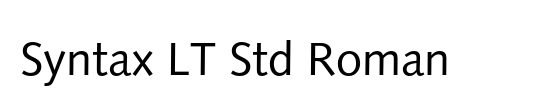 Syntax LT Std