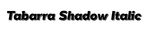 Federapolis Shadow Italic