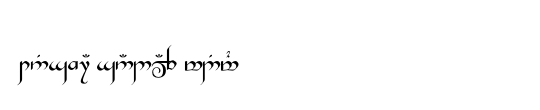 Tengwar-Gandalf