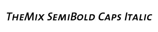 The Mix Semi Bold-