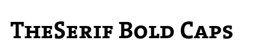 TheSerifBold