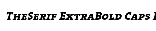 Extra Serif
