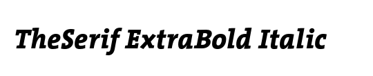 The Serif Extra Bold-