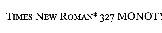 Times New Roman