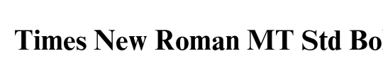 TR Times New Roman