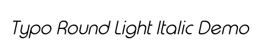 TYPO COMICS Light Italic DEMO