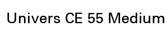 Univers CE 55 Medium