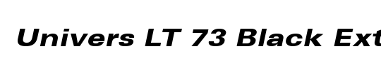 Univers LT 57 Condensed