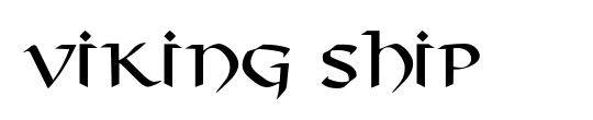 Viking Squad Outline Italic