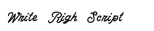 Write Righ Script