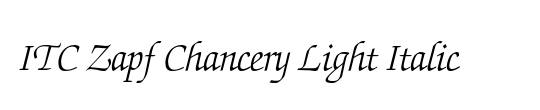 Chancery Cursive - DGL