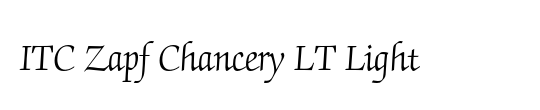 Chancery Script Light SSi