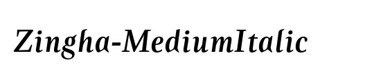 Apex Serif Medium Italic