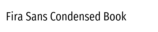 Fira Sans Condensed