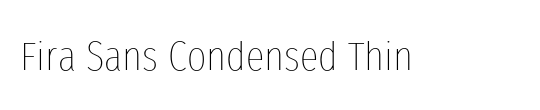 PF Din Text Condensed Thin