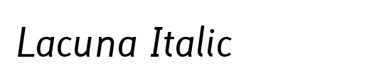 Lacuna Italic