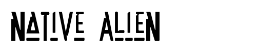 Native Alien Italic