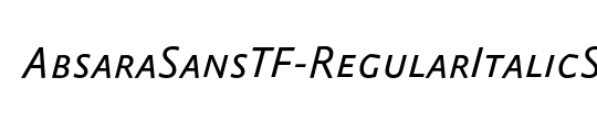 AbsaraSansTF-Regular