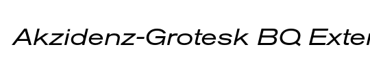 Berthold Akzidenz Grotesk BE