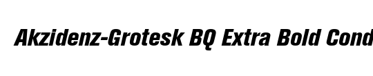 Akzidenz-Grotesk BQ