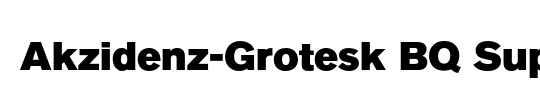 Akzidenz-Grotesk BQ