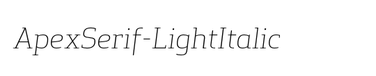 RelayWide-LightItalic