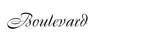 Boulevard Script