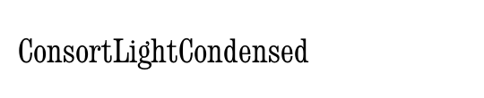 ConsortLightCondensed