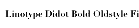 Didot LH RomanOsF