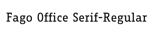 Fago Office Serif