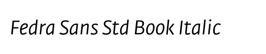 Fedra Sans Std