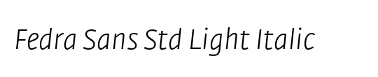 Uni Sans Light Italic