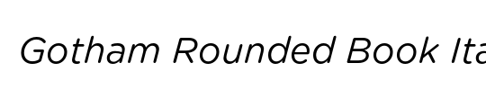 Sommet Rounded Italic