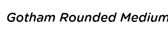 Sommet Rounded Italic