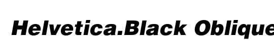 Helvetica LT Black