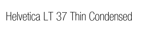 Helvetica CE 35 Thin