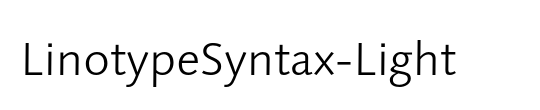 LinotypeSyntax