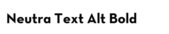 Neutra Text TF