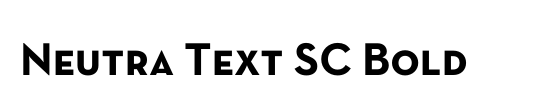 Neutra Text TF SC